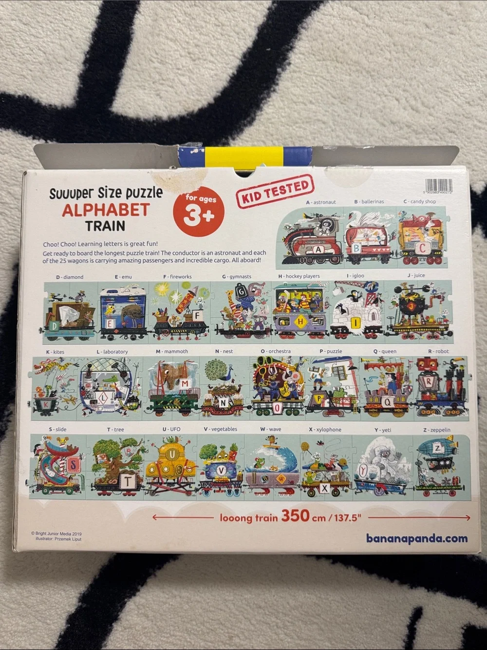 Alphabet Train Supersized Puzzle